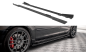 Preview: Maxton Street Pro Seitenschweller Ansatz für + Flaps Mazda 3 MPS Mk1 schwarz Hochglanz MA3MPS1CNC-SD1BRB+SF1-G