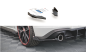 Preview: Maxton Racing Heck Ansatz Flaps Diffusor +Flaps für Volkswagen Golf 8 GTI schwarz Hochglanz VWGO8GTICNC-RSD1BRB+RSF1-G