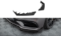 Preview: Maxton Front Flaps Mercedes-AMG C63 Limousine / Kombi W205 Facelift schwarz Hochglanz MEC205F63CNC-FSF1-G