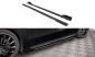 Preview: Maxton Street Pro Seitenschweller Ansatz für + Flaps Mercedes A35 AMG / AMG-Line Aero Pack W177  schwarz Hochglanz MEA17735CNC-SD1BRB+SF1-G