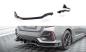 Preview: Maxton Mittlerer Diffusor Heck Ansatz DTM Look für + Flaps Honda Civic Sport Mk 10 Facelift HO-CI-10-SPORT-RSD1G+RD1G+RSF1B