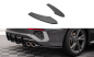 Preview: Maxton Street Pro Heck Ansatz Flaps Diffusor für Audi S3 Limousine 8Y AUS38YSCNC-RSD1BRB