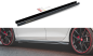 Preview: Maxton Seitenschweller Ansatz für V.3 für Volkswagen Golf 8 GTI schwarz Hochglanz VW-GO-8-GTI-SD3-G