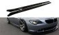 Preview: Maxton Seitenschweller Ansatz für BMW 6er E63 / E64 (vor Facelift) schwarz Hochglanz BM-6-63-SD1-G