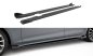 Preview: Maxton Street Pro Seitenschweller Ansatz + Flaps Audi A5 Sportback F5 Facelift schwarz Hochglanz AUA52FSBCNC-SD1BRB+SF1-G