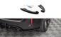 Preview: Maxton Heck Ansatz Flaps Diffusor für BMW X5 M F15 schwarz Hochglanz BM-X5M-15-RSD1-G