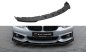 Preview: Maxton Street Pro Front Ansatz + Flaps BMW 4er Coupe / Gran Coupe / Cabrio M-Paket F32 / F36 / F33 schwarz Hochglanz BM4F32MPACKCNC-FD4BRB+FSF1-G