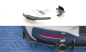Preview: Maxton Racing Heck Ansatz Flaps Diffusor V.2 +Flaps für BMW 1er F20 M140i  schwarz Hochglanz BM1F20FMCNC-RSD2B+RSF1-G