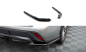 Preview: Maxton Heck Ansatz Flaps Diffusor für Toyota Highlander Mk4 schwarz Hochglanz TO-HL-3-RSD1-G