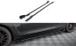 Preview: Maxton Street Pro Seitenschweller Ansatz für + Flaps BMW 4er Gran Coupe F36 schwarz Hochglanz BM4F36GCCNC-SD1BRB+SF1-G