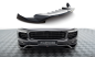 Preview: Maxton Front Ansatz Porsche Cayenne Mk2 Facelift schwarz Hochglanz PO-CAY-2F-FD1G+FD1R-G