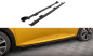 Preview: Maxton Street Pro Seitenschweller Ansatz für + Flaps Peugeot 208 GT Mk2 schwarz Hochglanz PE2082GTCNC-SD1B+SF1-G