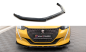 Preview: Maxton Front Ansatz V.1 für Peugeot 208 GT Mk2 schwarz Hochglanz PE-208-2-GT-FD1-G