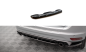 Preview: Maxton Mittlerer Diffusor Heck Ansatz für Volvo XC60 R-Design Mk1 Facelift schwarz Hochglanz VO-XC60-1F-RDESIGN-RD1-G