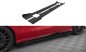 Preview: Maxton Street Pro Seitenschweller Ansatz + Flaps Mercedes-Benz A 45 AMG W176 Facelift schwarz Hochglanz MEA176FAEROCNC-SD1BRB+SF1-G