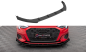 Preview: Maxton Street Pro Front Ansatz für +Flaps für + Flaps Audi A3 8Y schwarz Hochglanz AUA38YCNC-FD1BRB+FSF1-G
