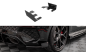 Preview: Maxton Hintere Seiten Flaps für Audi RS3 Sportback 8Y schwarz Hochglanz AURS38YCNC-RSF1-G