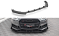 Preview: Maxton Street Pro Front Ansatz für +Flaps für V.1 + Flaps Audi S3 / A3 S-Line Sportback 8V Facelift schwarz Hochglanz AUS33FSBCNC-FD1B+FSF1-G