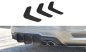 Preview: Maxton Diffusor Heck Ansatz für Heckschürze für v.2 Mercedes C W204 AMG-Line (FACELIFT) MEC204AMGLINECNC-RS3B