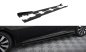 Preview: Maxton Street Pro Seitenschweller Ansatz + Flaps Honda Civic Mk10 schwarz Hochglanz HOCI10CNC-SD1B+SF1-G