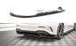 Preview: Maxton Mittlerer Diffusor Heck Ansatz DTM Look für V.2 Mercedes A 35 AMG Limousine V177 schwarz Hochglanz ME-A-177-35-S-RD3G+RD4-G