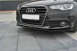 Preview: Maxton Front Ansatz V.1 für Audi A6 C7 schwarz Hochglanz AU-A6-C7-FD1-G