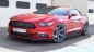 Preview: Maxton Front Ansatz für Ford Mustang Mk6 schwarz Hochglanz FO-MU-6-FD1-G