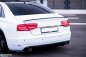 Preview: Maxton Heck Ansatz Flaps Diffusor für Audi A8 D4 schwarz Hochglanz AU-A8-D4-RSD1-G