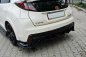 Preview: Maxton Heck Ansatz Flaps Diffusor für HONDA CIVIC IX TYPE R schwarz Hochglanz HO-CI-9-TYPE-R-RSD1-G