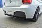 Preview: Maxton Mittlerer Diffusor Heck Ansatz für BMW 1er F20/F21 M-Power  schwarz Hochglanz BM-1-F20-M-RD1-G
