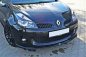 Preview: Maxton Front Ansatz für RENAULT CLIO III RS schwarz Hochglanz RE-CL-3-RS-FD1-G