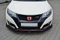 Preview: Maxton Front Ansatz für v.1 HONDA CIVIC IX TYPE R schwarz Hochglanz HO-CI-9-TYPE-R-FD1-G