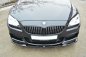 Preview: Maxton Front Ansatz für BMW 6er Gran Coupé M Paket schwarz Hochglanz BM-6-06-GC-M-PACK-FD1-G