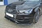 Preview: Maxton Front Ansatz für Audi S3 / A3 S-Line 8v Hatchback / Sportback schwarz Hochglanz AU-S3-3-FD2-G