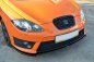 Preview: Maxton Front Ansatz V.2 für SEAT LEON MK2 CUPRA / FR Facelift schwarz Hochglanz SE-LE-2F-FR-FD2-G