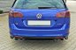 Preview: Maxton Mittlerer Diffusor Heck Ansatz für VW GOLF 7 R VARIANT  schwarz Hochglanz VW-GO-7-R-VA-RD1-G