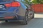 Preview: Maxton Heck Ansatz Flaps Diffusor für BMW 4er F32 M Paket schwarz Hochglanz BM-4-F32-MPACK-RSD1-G