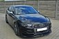 Preview: Maxton Front Ansatz für Audi S3 / A3 S-Line 8v Hatchback / Sportback schwarz Hochglanz AU-S3-3-FD2-G