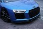 Preview: Maxton Front Ansatz V.2 für Audi R8 Mk.2 schwarz Hochglanz AU-R8-2-FD2G+FD2R-G