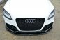 Preview: Maxton Front Ansatz V.1 für Audi TT RS 8J schwarz Hochglanz AU-TT-2-RS-FD1-G