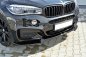 Preview: Maxton Front Ansatz für v.1 BMW X6 F16 M Paket schwarz Hochglanz BM-X6-16-MPACK-FD1-G