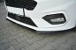 Preview: Maxton Front Ansatz V.3 für Ford Fiesta Mk8 ST / ST-Line schwarz Hochglanz FO-FI-8-STLINE-FD3-G
