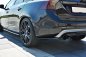 Preview: Maxton Heck Ansatz Flaps Diffusor für Volvo V60 Polestar Facelift schwarz Hochglanz VO-V60-1F-PS-RSD1-G