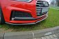 Preview: Maxton Front Ansatz V.2 für Audi A5 F5 S-Line schwarz Hochglanz AU-A5-2-SLINE-FD2-G