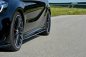 Preview: Maxton Seitenschweller Ansatz für Mercedes A W176/ CLA 117 AMG/ CLA 117 AMG LINE Facelift schwarz Hochglanz ME-CLA-117F-AMG-SD1-G
