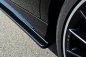 Preview: Maxton Seitenschweller Ansatz für Mercedes A W176/ CLA 117 AMG/ CLA 117 AMG LINE Facelift schwarz Hochglanz ME-CLA-117F-AMG-SD1-G