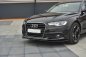Preview: Maxton Front Ansatz V.1 für Audi A6 C7 schwarz Hochglanz AU-A6-C7-FD1-G