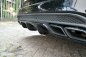 Preview: Maxton Diffusor Heck Ansatz für Mercedes C-Klasse S205 63 AMG Kombi schwarz Hochglanz ME-C-205-AMG-ES-RS1-G