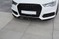 Preview: Maxton Front Ansatz V.1 für Audi A6 C7 S-line/ S6 C7 Facelift schwarz Hochglanz AU-A6-C7F-SLINE-FD1-G