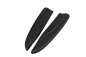 Preview: Maxton Heck Ansatz Flaps Diffusor für Mercedes CLA A45 AMG C117 Facelift schwarz Hochglanz ME-CLA-117F-AMG-RSD1-G